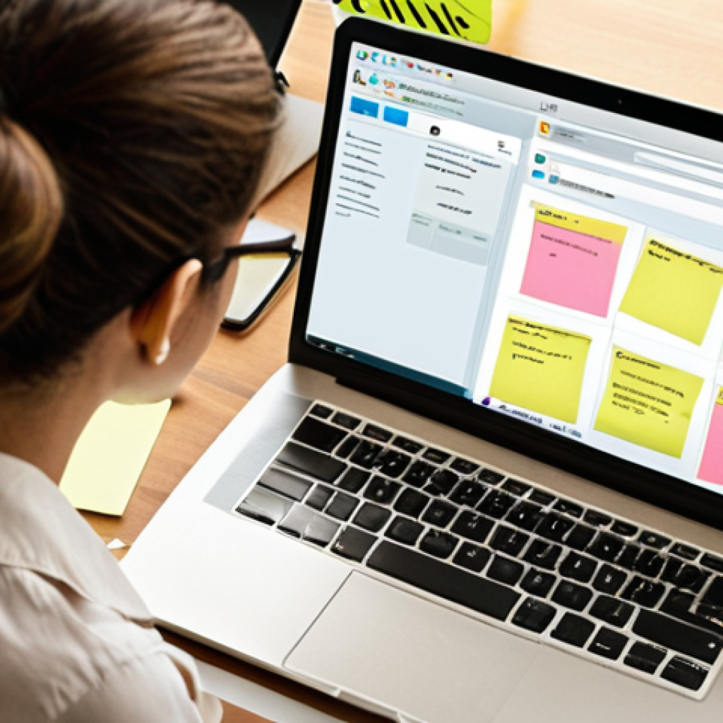 **

A person sitting at a desk covered in sticky notes, some with app ideas scribbled on them, some crossed out. A laptop is open, displaying a simple landing page with an email signup form. The overall tone is thoughtful and strategic, reflecting the "Validating Your Idea" section. Capture the feeling of brainstorming and early-stage market research. Style: Bright, modern, and slightly chaotic.

**