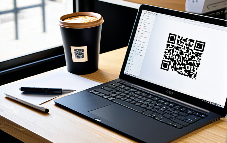 **

"A graphic designer's workspace, showcasing a modern computer setup with design software open, displaying a unique QR code design incorporating coffee beans for a local coffee shop. A sketchpad with initial design ideas is visible, along with various design tools and color palettes. Safe for work, appropriate content, fully clothed, professional, perfect anatomy, natural proportions, professional photography, high quality, bright and inviting, showcasing creativity and design expertise."

**